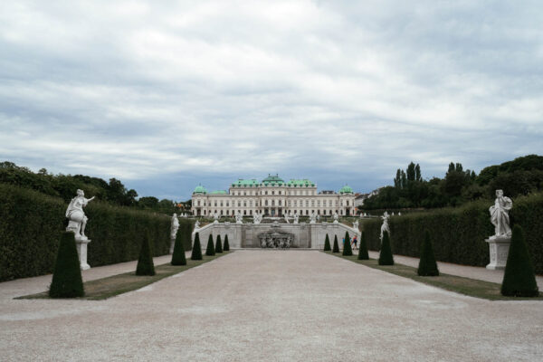 Belvedere Palace and formal gardens.