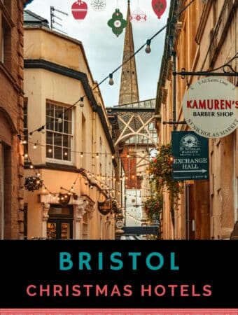 Historic street in Bristol, UK
