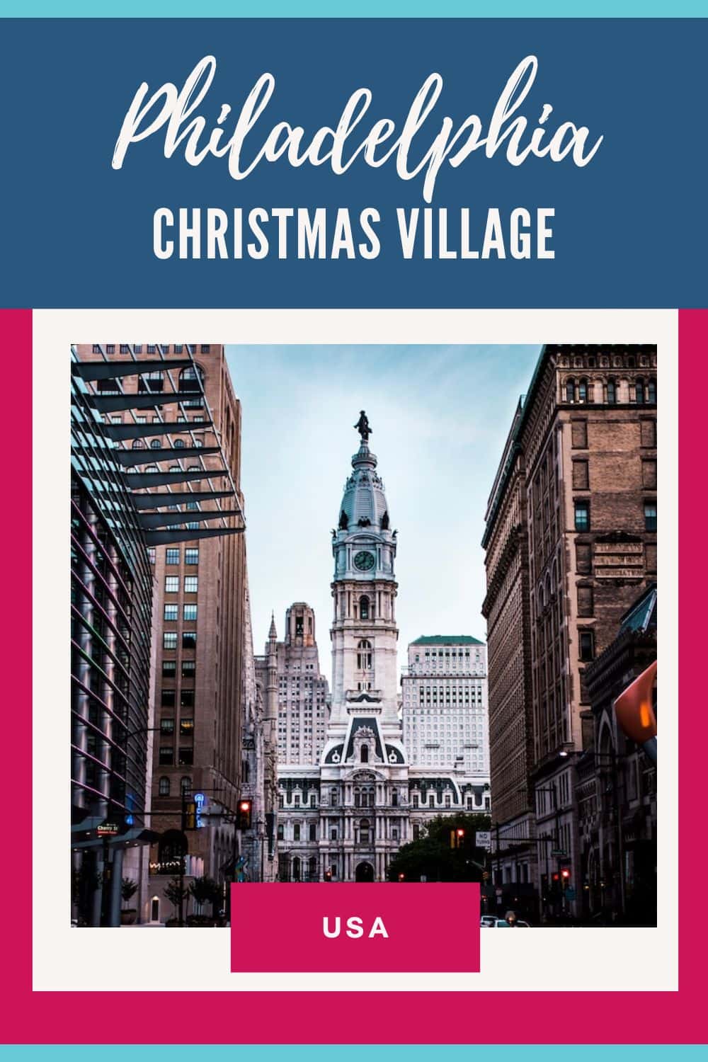 Christmas Village Philadelphia 2024 at Love Park and City Hall